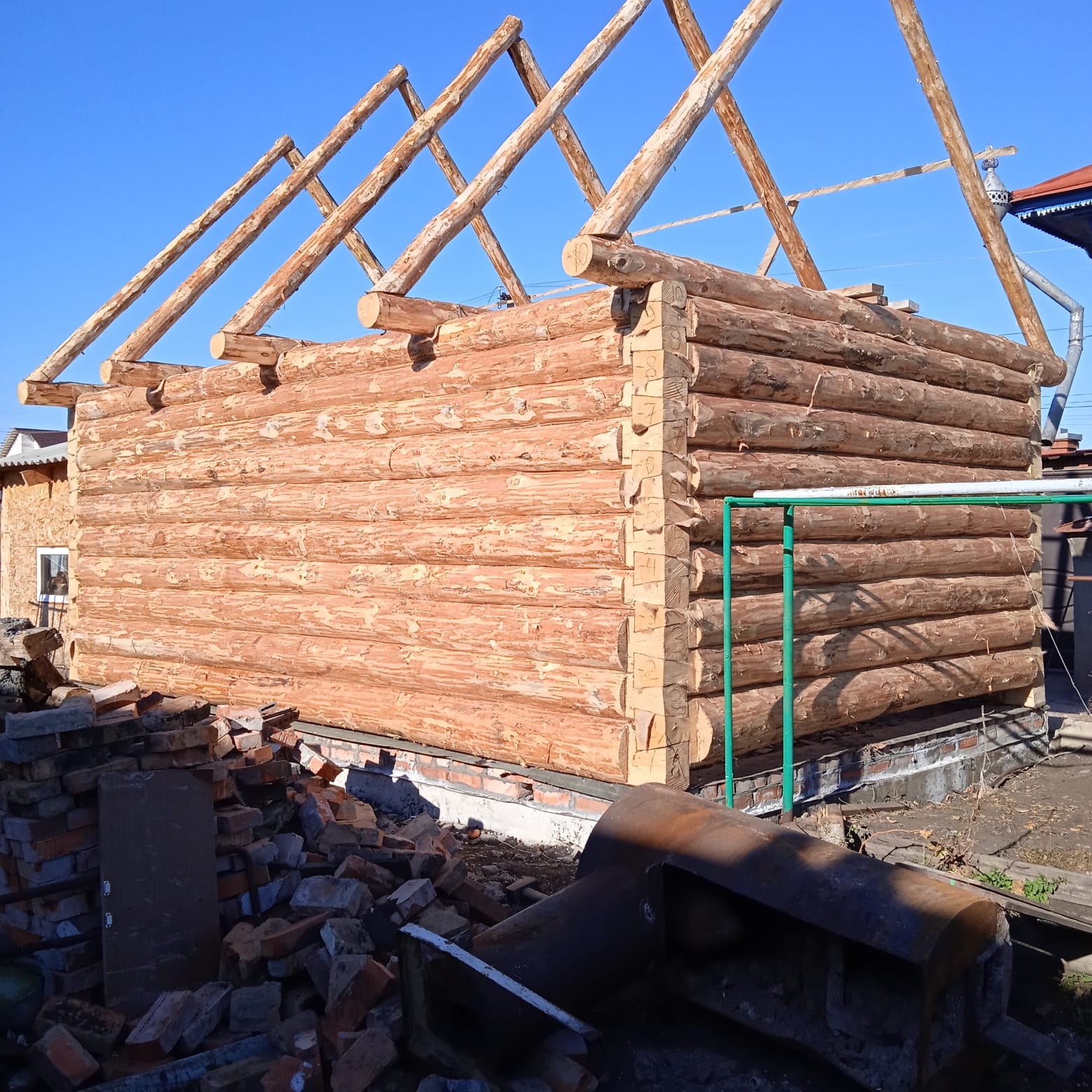 Выполненные работы срубов №1