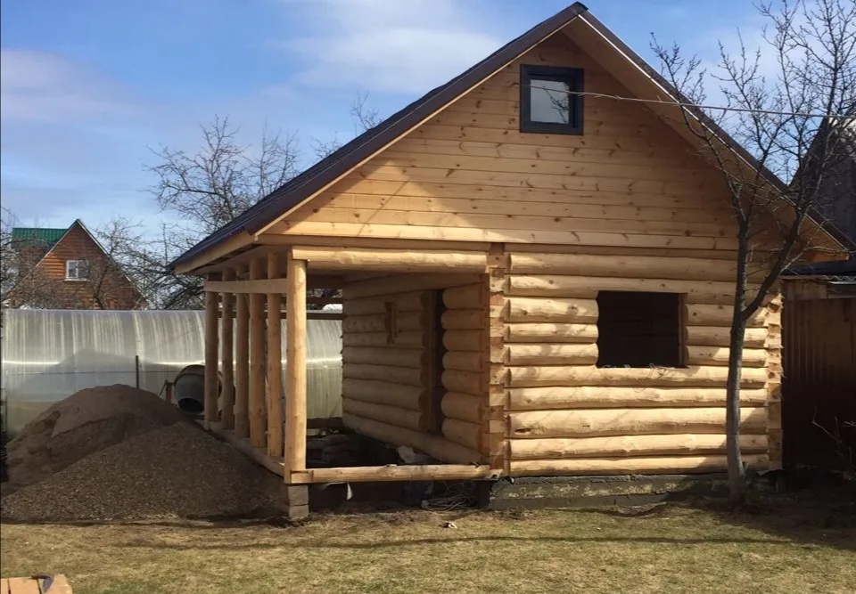 Выполненные работы бань под ключ