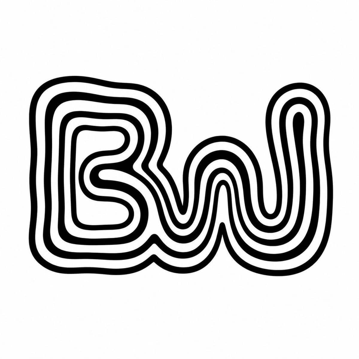 Контурный вариант логотипа BW