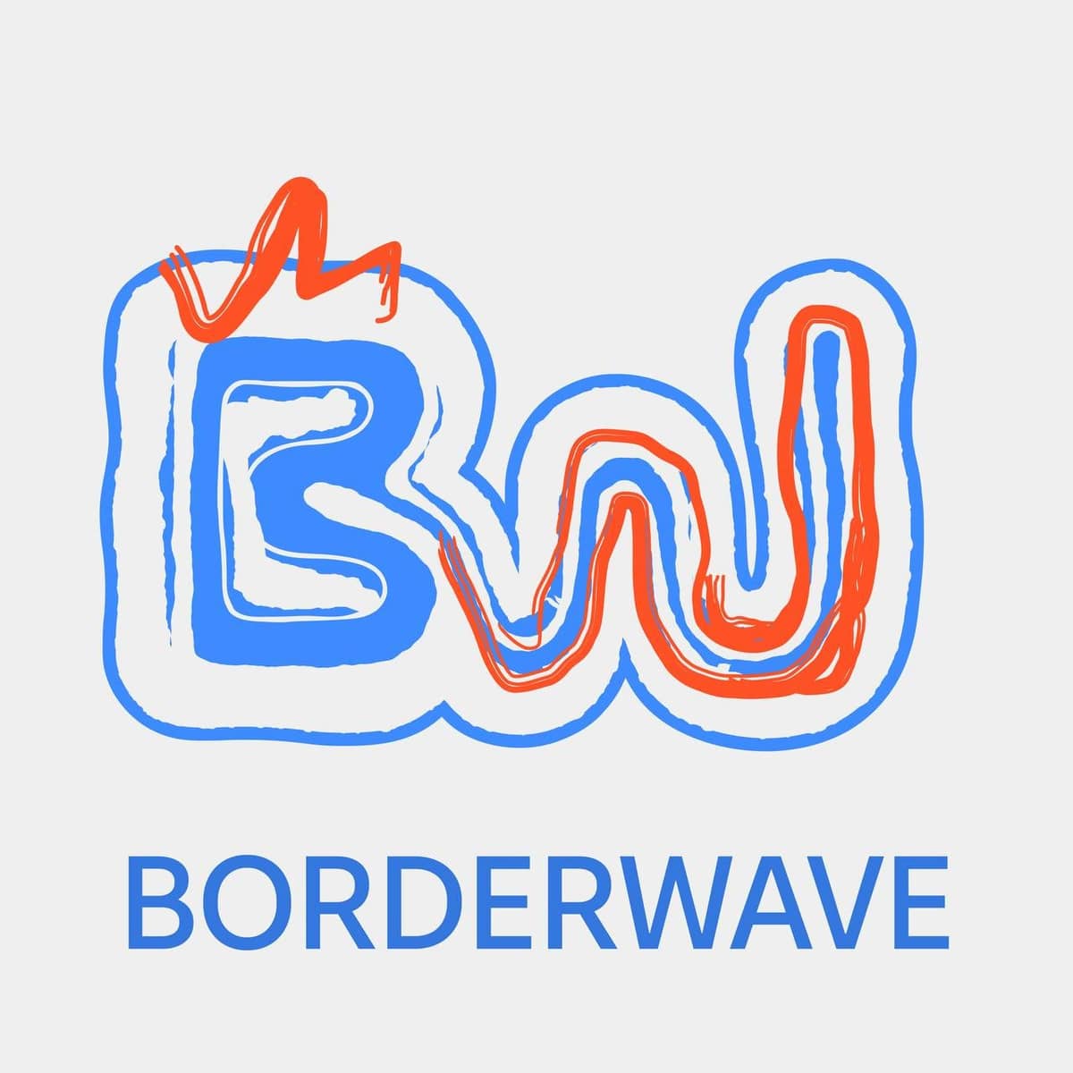 Цветовой вариант логотипа BORDERWAVE